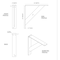 Ekena Millwork Traditional Steel Bracket, Antiqued Warm Silver 2"W x 12"D x 12"H BKTM02X12X12TRAWS - alternate 10